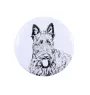 Scottish terrier, Aberdeen Terrier, Scottie, Aberdeenie - pin with your dog, add your own photo, Art-Dog brand