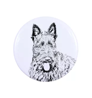 Terrier écossais, Scottish terrier - badge avec votre chien, ajoutez votre propre photo, marque Art-Dog