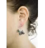 Scottish terrier, Aberdeen Terrier, Scottie, Aberdeenie - hanging earrings with dogs, charming jewelry for a dog mom, a gift for a girl from the Art-Dog brand