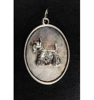 Schottischer Terrier, Scottish terrier - Halskette mit Hund, Anhänger für Hundemama, einzigartiger Schmuck der Marke Art-Dog