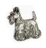 Terrier écossais, Scottish terrier - collier avec chien, pendentif pour maman de chien, bijoux uniques de la marque Art-Dog
