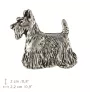 Terrier écossais, Scottish terrier - collier avec chien, pendentif pour maman de chien, bijoux uniques de la marque Art-Dog