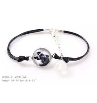 Scottish terrier, Aberdeen Terrier, Scottie, Aberdeenie - a set of jewelry with your photo, handmade set, bracelet and necklace by Art.-Dog brand