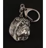Shar Pei - Versilberter Schlüsselanhänger mit Hund, Handtaschen-Dekoration, Rucksack-Anhänger der Marke Art-Dog