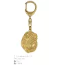Shar-Pei - Vergoldeter Schlüsselanhänger mit Hund, Handtaschenschmuck, Luxus-Accessoire der Marke Art-Dog
