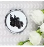 Terrier écossais, Scottish terrier - miroir avec une image et un motif géométrique de la marque Art-Dog