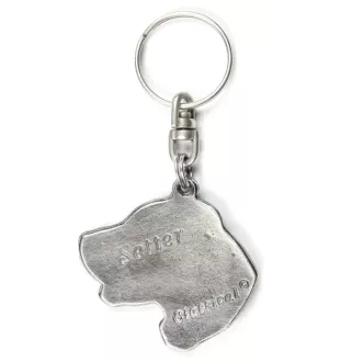 English Setter, Englischer Setter - Versilberter Anhänger mit einem Hund in einer dekorativen Box, Handtaschenschmuck, Rucksackanhänger der Marke Art-Dog