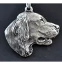 Setter anglais, Setter laverack - collier avec un chien, pendentif en plaqué argent pour les fans de chiens, bijoux uniques de la marque Art-Dog