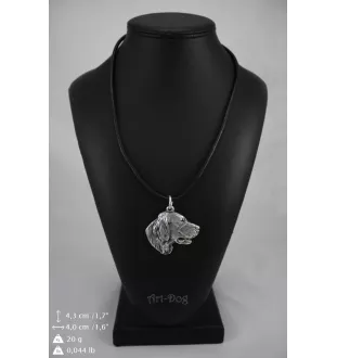 Setter anglais, Setter laverack - collier avec un chien, pendentif en plaqué argent pour les fans de chiens, bijoux uniques de la marque Art-Dog