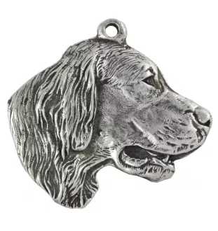 English setter, Lawerack, Laverack - Necklace with dog, silver-plated pendant for dog fan, unique jewelry by Art-Dog brand