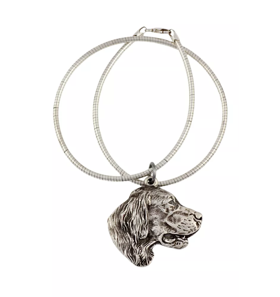 English setter, Lawerack, Laverack - Dog necklace, unique jewellery for the dog fan, unique adder pendant by Art-Dog brand