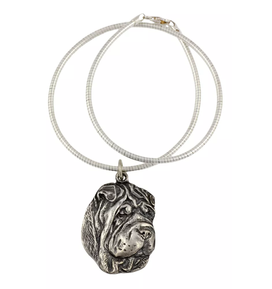 Shar Pei naszyjnik na lince Art-Dog