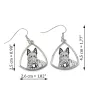 Schottischer Terrier, Scottish terrier - Hund Ohrringe, hängende Ohrringe mit Bild, personalisierter Schmuck mit dem Aufdruck der Marke Art-Dog