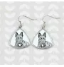 Terrier écossais, Scottish terrier - boucles d'oreilles avec chien, boucles d'oreilles pendantes avec photo, bijoux personnalisés avec impression de la marque Art-Dog