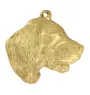 Setter anglais, Setter laverack - Collier de chien dans une boîte cadeau, pendentif plaqué or pour les fans de chiens, bijoux remarquables par Art-Dog