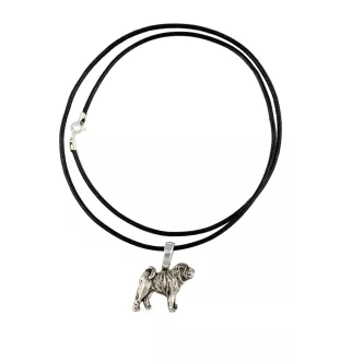 Shar Pei - Dog necklace, silver-plated pendant for the dog lover, subtle jewellery by Art-Dog