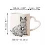 Terrier écossais, Scottish terrier - tasse avec chien, une tasse adorable avec une anse en forme de cœur, un cadeau universel de la marque Art-Dog