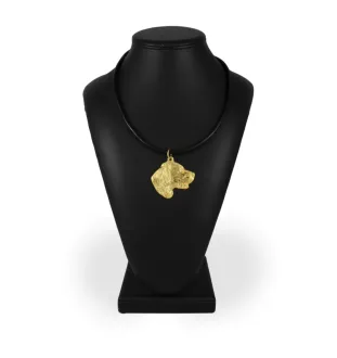 English setter, Lawerack, Laverack - Dog necklace, gold-plated pendant for dog fan, unique jewellery by Art-Dog brand