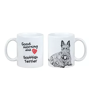 Scottish terrier, Aberdeen Terrier, Scottie, Aberdeenie - cup with a dog, cup with a photo, personalized gift from the Art-Dog brand
