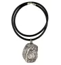Shar Pei - Collier de chien dans une boîte cadeau, médaillon argenté pour fan de chien, pendentif remarquable de la marque Art-Dog
