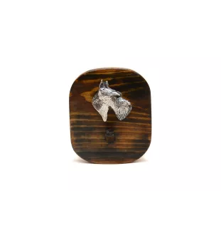 Terrier écossais, Scottish terrier - porte-clés, porte-clés avec chien pour les médailles, crochet pour les clés de la marque Art-Dog