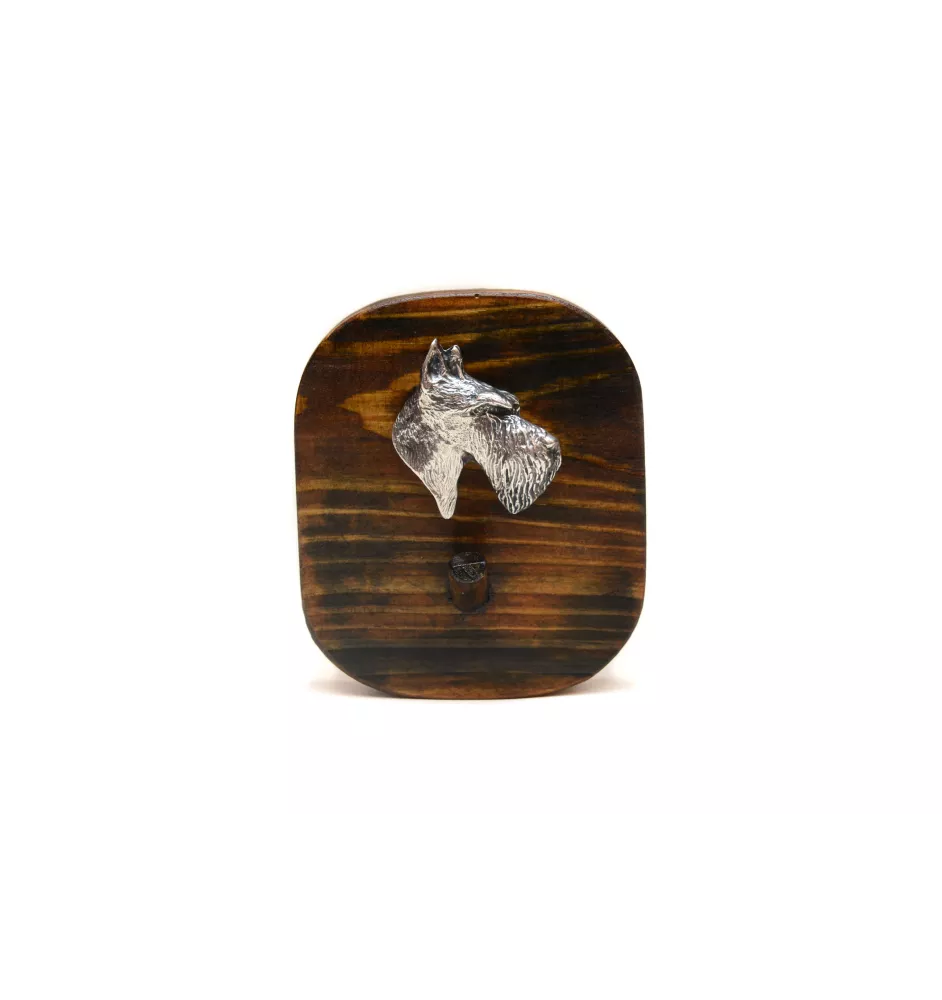 Terrier écossais, Scottish terrier - porte-clés, porte-clés avec chien pour les médailles, crochet pour les clés de la marque Art-Dog