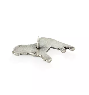 Shar Pei  - Broche chien argentée, épingle élégante, décoration de revers de veste par la marque Art-Dog