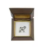Shar Pei - Dog brooch in a gift box, elegant pin, lapel pin for Art-Dog brand jacket