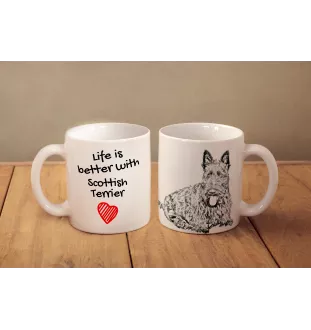 Terrier écossais, Scottish terrier - tasse avec chien, tasse avec photo, cadeau personnalisé de la marque Art-Dog