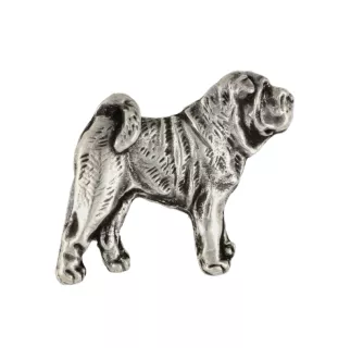 Shar Pei - Hundebrosche in Geschenkbox, elegante Anstecknadel, Reversnadel für Art-Dog Markenjacke