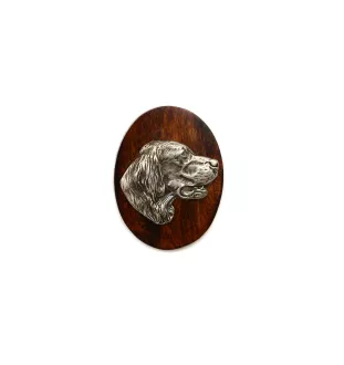 Seter angielski broszka clipring drewniany Art-Dog