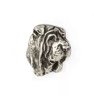Shar Pei II pin posrebrzony w pudełku Art-Dog