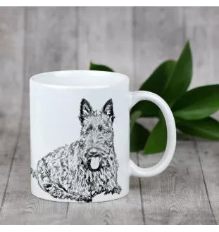 Terier szkocki kubek z psem I love Art-Dog