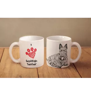 Scottish terrier, Aberdeen Terrier, Scottie, Aberdeenie - cup with a dog, cute cup with graphics, a gift with your photo from the Art-Dog brand
