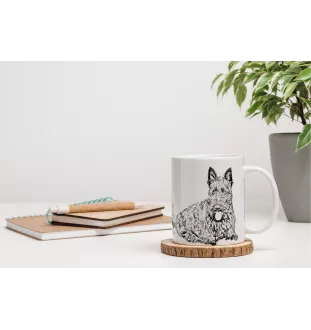 Terier szkocki kubek z psem Makes me happy Art-Dog