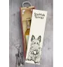 Schottischer Terrier, Scottish terrier - Weinbox mit Hund, Alkoholbox mit Grafik, personalisierte Geschenkbox der Marke Art-Dog