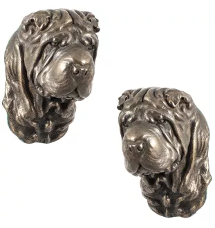 Shar Pei - Hundestatue, hängende Büste, einzigartige Dekoration für Hundeliebhaber der Marke Art-Dog