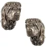 Shar Pei - Statue de chien, buste suspendu, décoration unique pour les amoureux des chiens par la marque Art-Dog