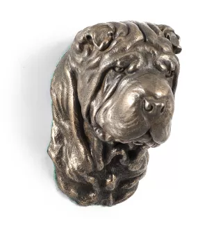 Shar Pei - Statue de chien, buste suspendu, décoration unique pour les amoureux des chiens par la marque Art-Dog