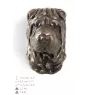 Shar Pei - Statue de chien, buste suspendu, décoration unique pour les amoureux des chiens par la marque Art-Dog