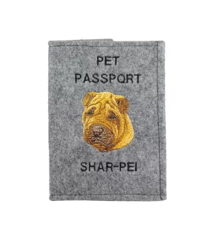 Shar Pei etui na paszport Art-Dog