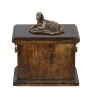 English setter, Lawerack, Laverack - urn for the ashes of a dog, urn with a statuette, elegant urn in the classic style of the Art-Dog brand