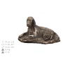 English setter, Lawerack, Laverack - urn for the ashes of a dog, urn with a statuette, elegant urn in the classic style of the Art-Dog brand