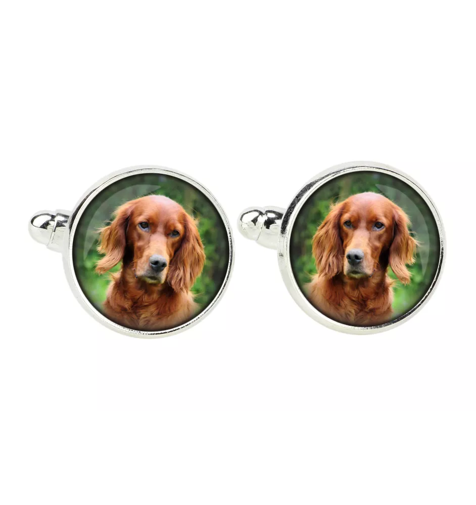 English setter, Lawerack, Laverack - cufflinks, a shirt accessory, a shirt pendant from the Art-Dog brand