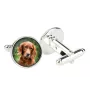 Setter anglais, Setter laverack - boutons de manchette, décoration de chemise, pendentif de chemise de la marque Art-Dog