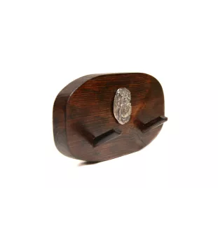 Shar Pei wieszak drewniany podwójny Art-Dog