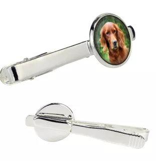 English Setter, Englischer Setter - Krawattennadel in der Box, stilvolle Krawatte, personalisierter Schmuck der Marke Art-Dog