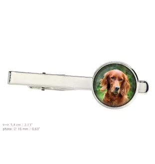 English Setter, Englischer Setter - Krawattennadel in der Box, stilvolle Krawatte, personalisierter Schmuck der Marke Art-Dog
