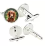 English Setter, Englischer Setter - Manschettenknöpfe in einer Schachtel, handgefertigter Schmuck, Produkt der Marke Art-Dog
