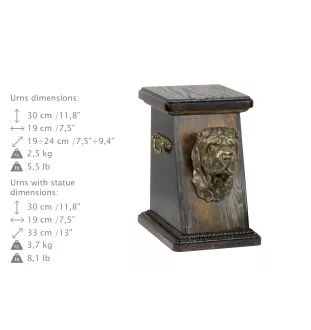 Shar Pei urna drewniana z psem Art-Dog